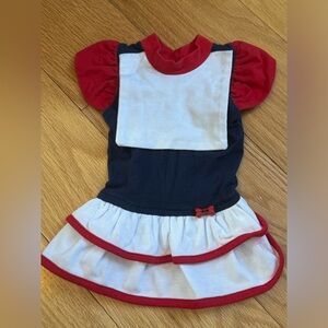 Dog Dress - Red White Blue